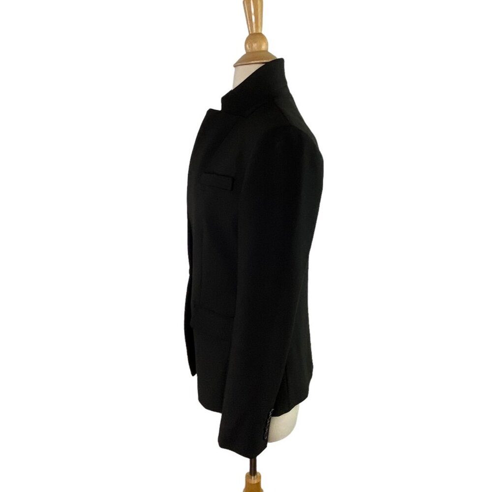 J.Crew $198 Petite Regent Blazer Four-Season Stretch Black Size 12P K5964 - Picture 5 of 11